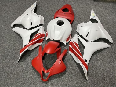 Rosso Opaco/Bianco 09-12 CBR600RR Carena