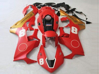 Rosso Opaco & Oro Opaco 17-23 CBR1000RR Carena