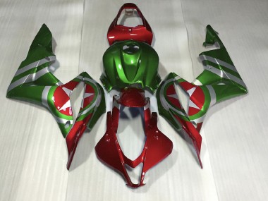 Rosso & Verde Capitan America 07-08 CBR600RR Carena