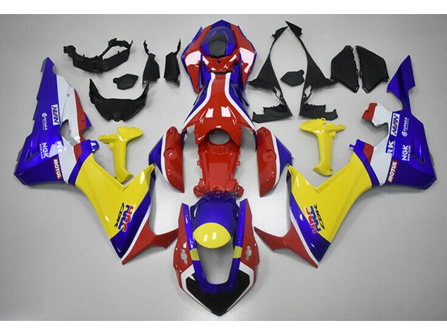 Rouge Bleu Et Jaune HRC 17-23 CBR1000RR Carena