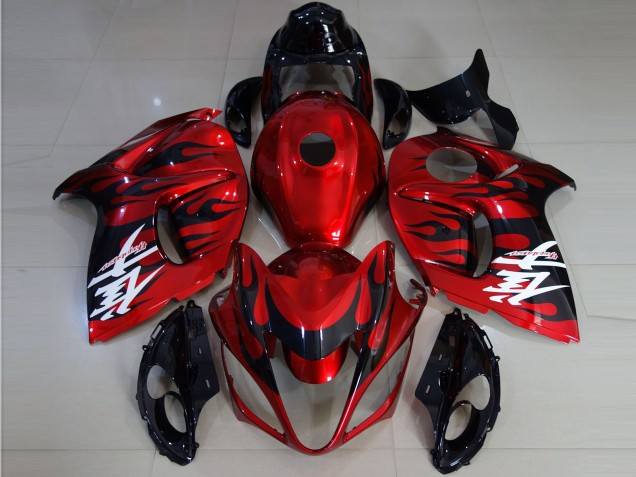Rouge Vif Et Flamme 08-20 GSXR 1300 Carena