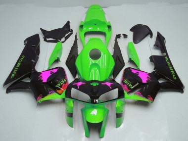 Splatter Rosa Sul Verde 05-06 CBR600RR Carena