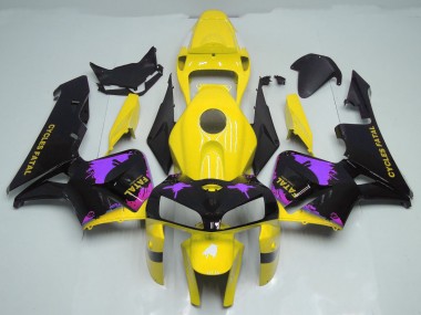Spruzzi Di Giallo Lucido & Viola 05-06 CBR600RR Carena