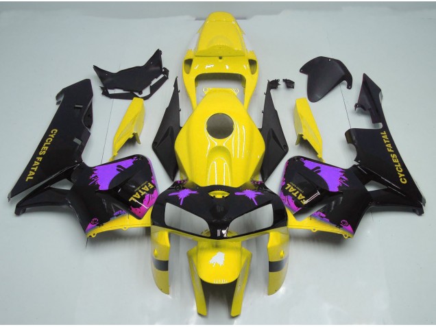 Spruzzi Di Giallo Lucido & Viola 05-06 CBR600RR Carena