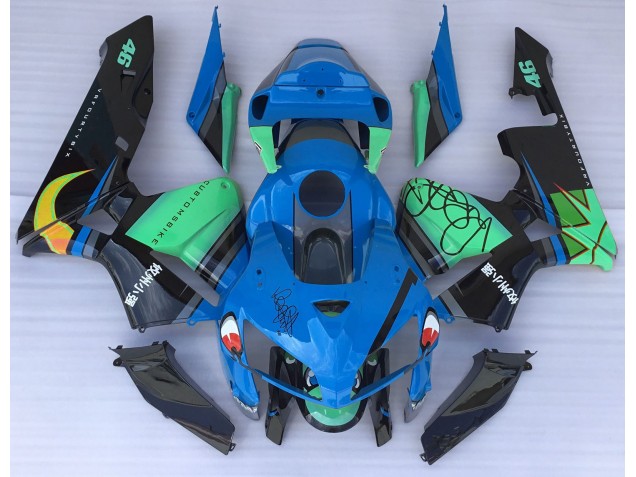 Squalo Blu & Verde 05-06 CBR600RR Carena