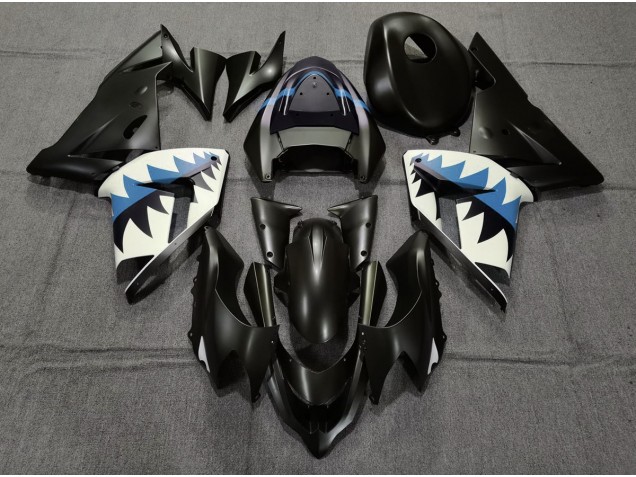 Squalo Nero Opaco & Azzurro 04-05 ZX10R Carena Squalo Nero Opaco & Azzurro 04-05 ZX10R Carena