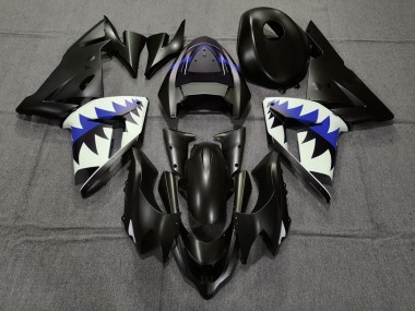 Squalo Nero Opaco & Blu Scuro 04-05 ZX10R Carena
