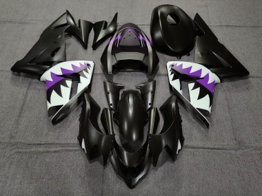 Squalo Nero Opaco & Viola 04-05 ZX10R Carena