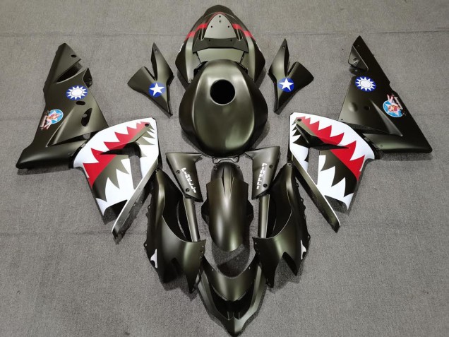 Squalo Verde Militare 04-05 ZX10R Carena Squalo Verde Militare 04-05 ZX10R Carena