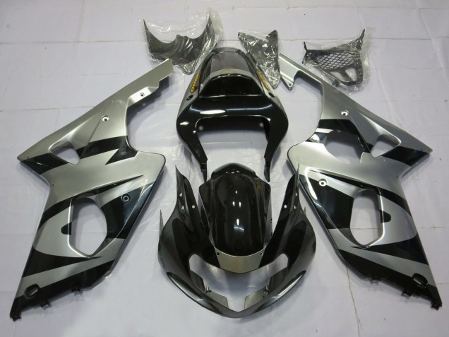 Stile Argento & Nero OEM 00-02 GSXR 1000 Carena Stile Argento & Nero OEM 00-02 GSXR 1000 Carena