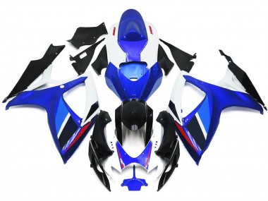 Stile Azzurro & Blu Intenso OEM Con Rosso 06-07 GSXR 600-750 Carena