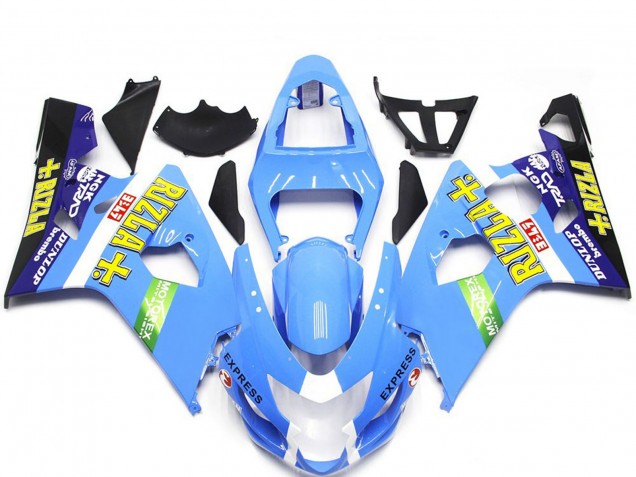 Stile Azzurro Rizla 04-05 GSXR 600-750 Carena Stile Azzurro Rizla 04-05 GSXR 600-750 Carena