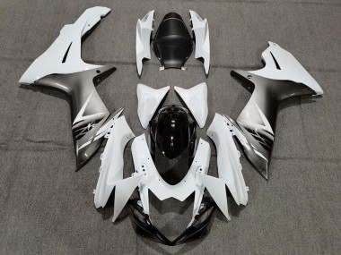 Stile Bianco Lucido & Argento 11-24 GSXR 600-750 Carena