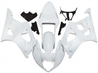 Stile Bianco Lucido Semplice 03-04 GSXR 1000 Carena