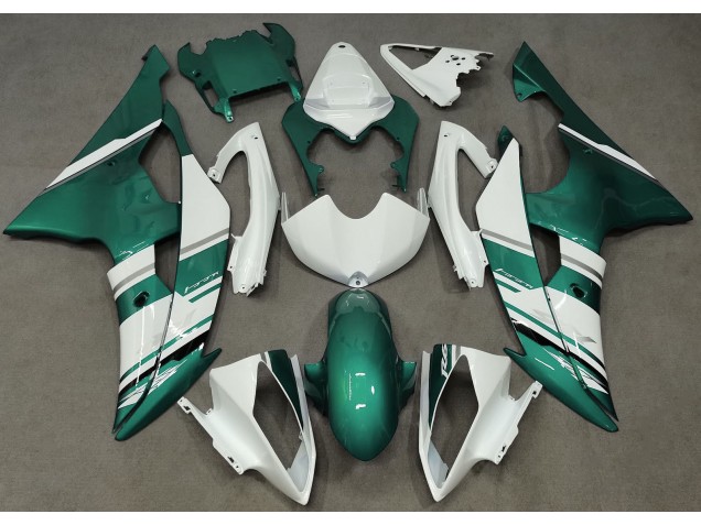 Stile Bianco Lucido & Verde Schiuma Di Mare OEM 08-16 R6 Carena
