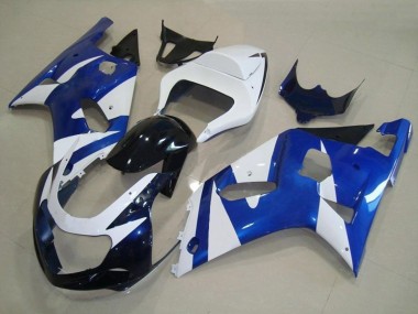 Stile Blu & Bianco OEM 01-03 GSXR 600-750 Carena
