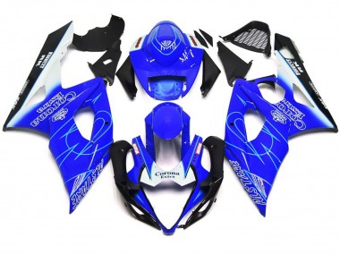 Stile Corona Blu & Bianco 05-06 GSXR 1000 Carena