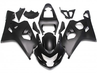 Stile Nero Opaco Con Decalcomanie Rosse 04-05 GSXR 600-750 Carena