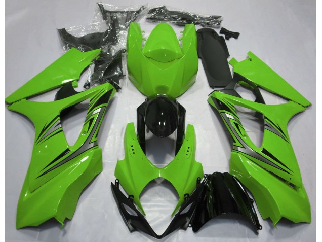 Stile OEM Verde 07-08 GSXR 1000 Carena Stile OEM Verde 07-08 GSXR 1000 Carena