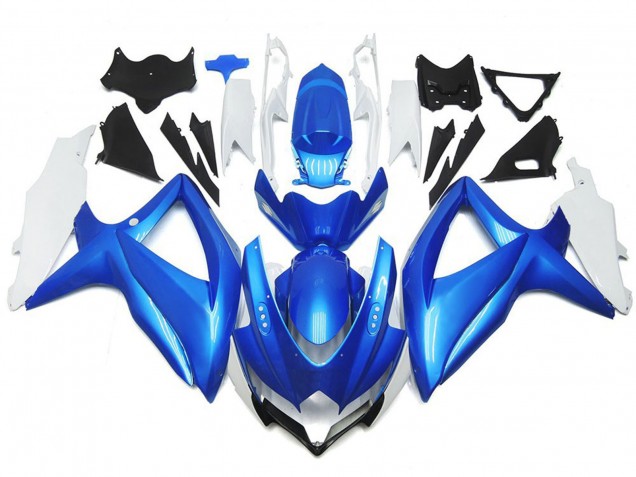 Stile Personalizzato Azzurro & Bianco 08-10 GSXR 600-750 Carena