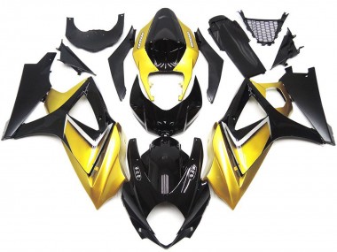 Stile Personalizzato OEM Giallo Oro 07-08 GSXR 1000 Carena