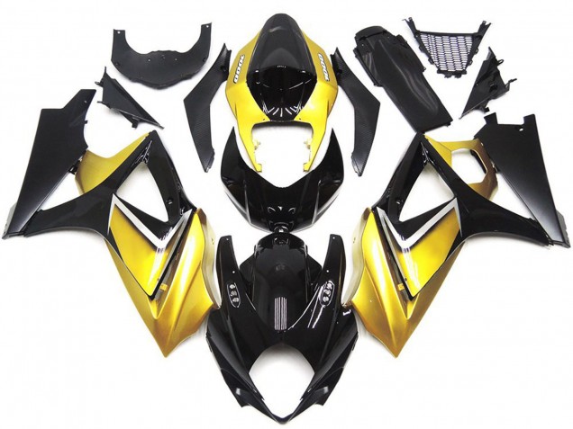 Stile Personalizzato OEM Giallo Oro 07-08 GSXR 1000 Carena
