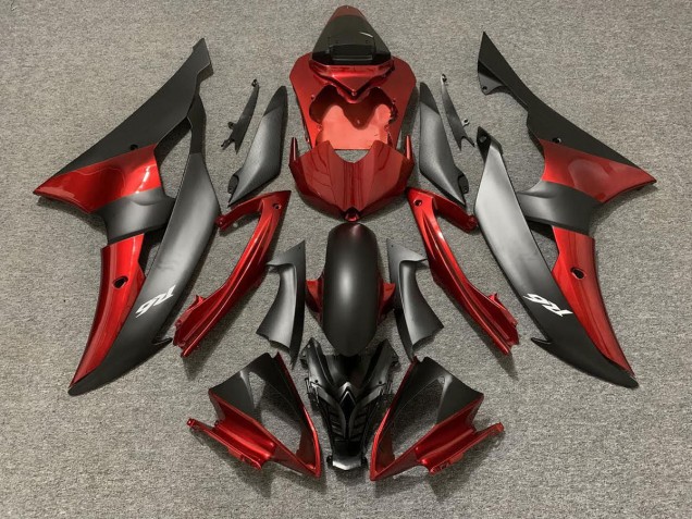 Stile Personalizzato OEM Rosso/Nero 08-16 R6 Carena