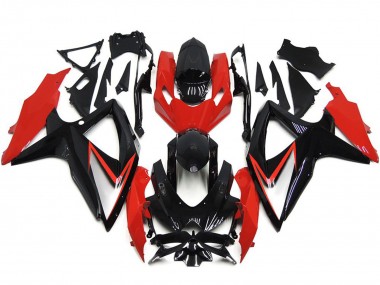 Stile Personalizzato Rosso OEM 08-10 GSXR 600-750 Carena