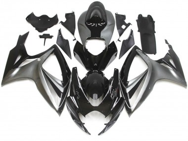 Stile Speciale Argento & Nero OEM 06-07 GSXR 600-750 Carena