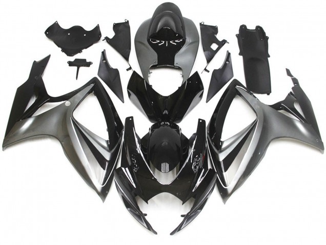 Stile Speciale Argento & Nero OEM 06-07 GSXR 600-750 Carena