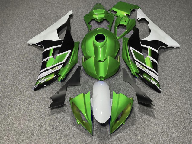 Stile Verde Bianco & Nero OEM 08-16 R6 Carena
