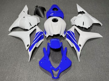 Strisce Laterali Blu Scuro & Bianche 09-12 CBR600RR Carena