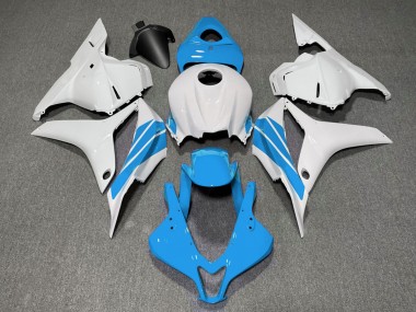Striscia Laterale Azzurra & Bianca 09-12 CBR600RR Carena