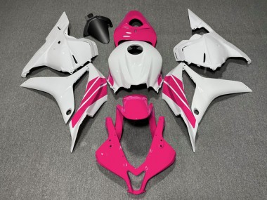 Striscia Laterale Rosa & Bianca 09-12 CBR600RR Carena