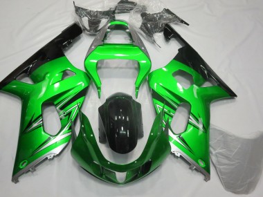 Verde & Argento 01-03 GSXR 600-750 Carena
