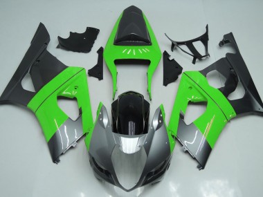 Verde Argento & Nero 03-04 GSXR 1000 Carena