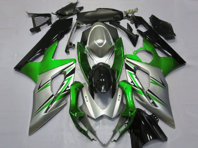 Verde Argento & Nero 05-06 GSXR 1000 Carena Verde Argento & Nero 05-06 GSXR 1000 Carena