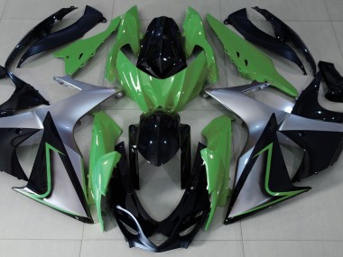 Verde Argento & Nero 09-16 GSXR 1000 Carena