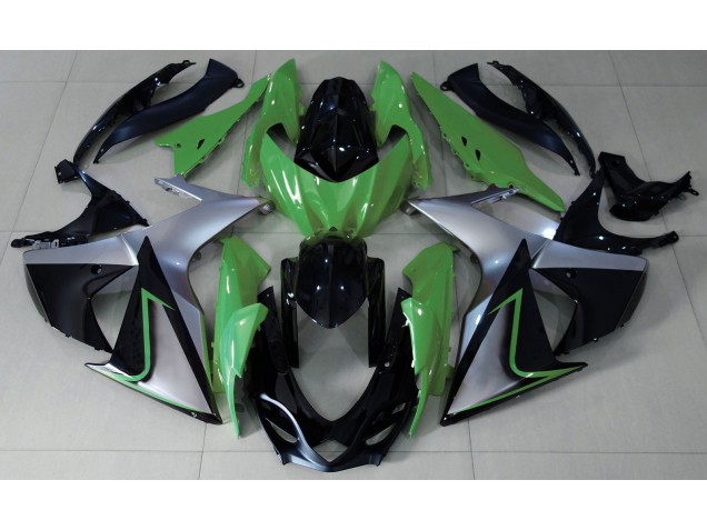Verde Argento & Nero 09-16 GSXR 1000 Carena