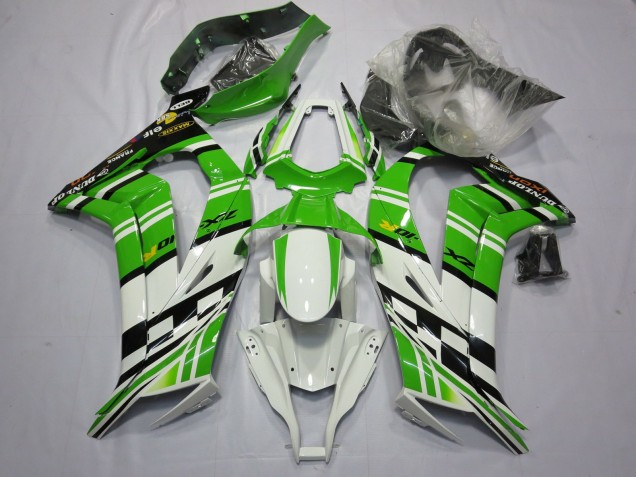 Verde Bianco Nero 11-15 ZX10R Carena