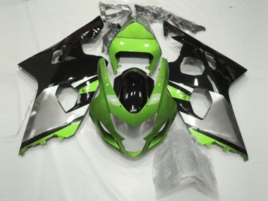 Verde Chiaro Argento & Nero 04-05 GSXR 600-750 Carena