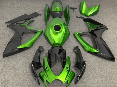 Verde Chiaro & Nero 06-07 GSXR 600-750 Carena