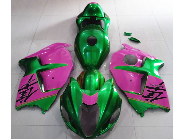 Verde Lucido & Rosa 97-07 GSXR 1300 Carena Verde Lucido & Rosa 97-07 GSXR 1300 Carena