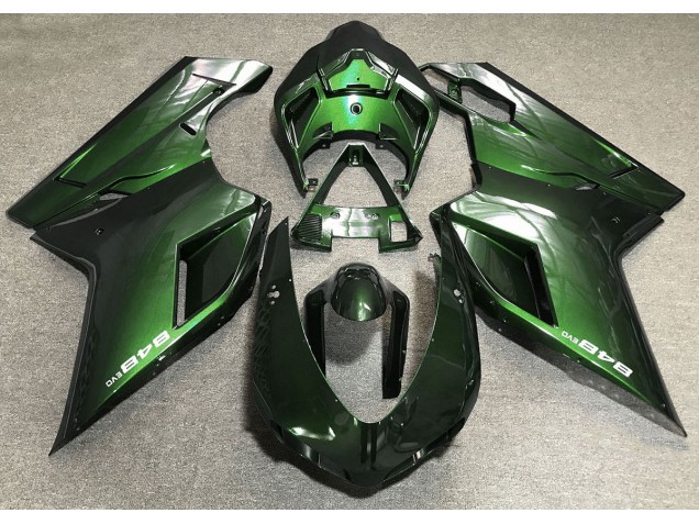 Verde Scuro 07-14 Ducati 848 1098 1198 Carena Verde Scuro 07-14 Ducati 848 1098 1198 Carena
