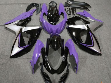 Viola Argento & Nero 09-16 GSXR 1000 Carena