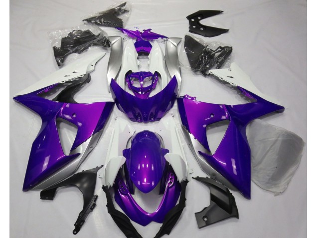 Viola Lucido & Bianco 09-16 GSXR 1000 Carena Viola Lucido & Bianco 09-16 GSXR 1000 Carena