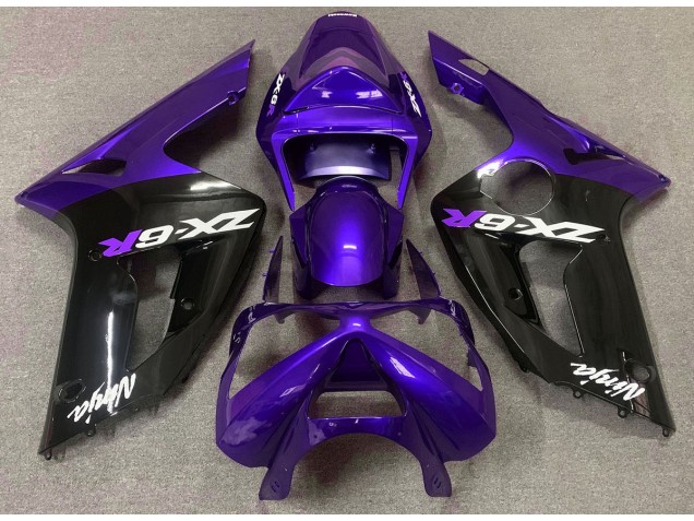 Viola Lucido & Nero 03-04 ZX6R Carena Viola Lucido & Nero 03-04 ZX6R Carena