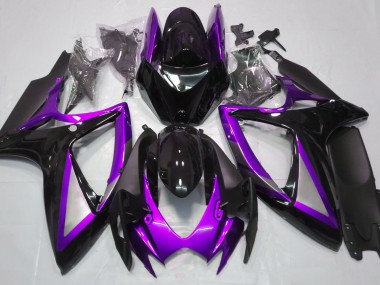 Viola Lucido & Nero 06-07 GSXR 600-750 Carena