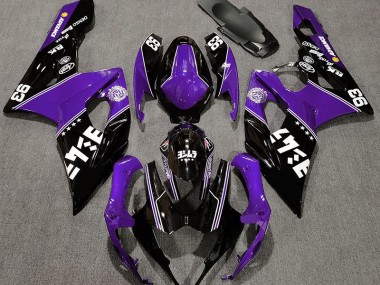 Viola Lucido & Nero Personalizzato 05-06 GSXR 1000 Carena