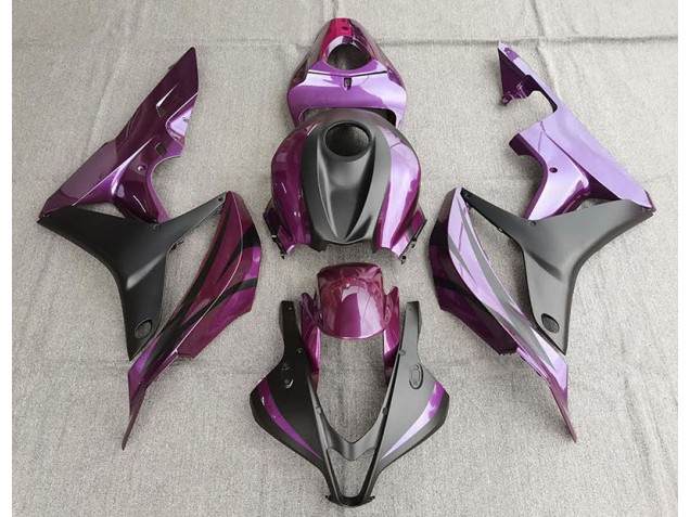 Viola & Nero Opaco 07-08 CBR600RR Carena Viola & Nero Opaco 07-08 CBR600RR Carena